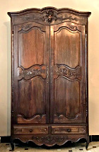 french antique double door louis xv armoire